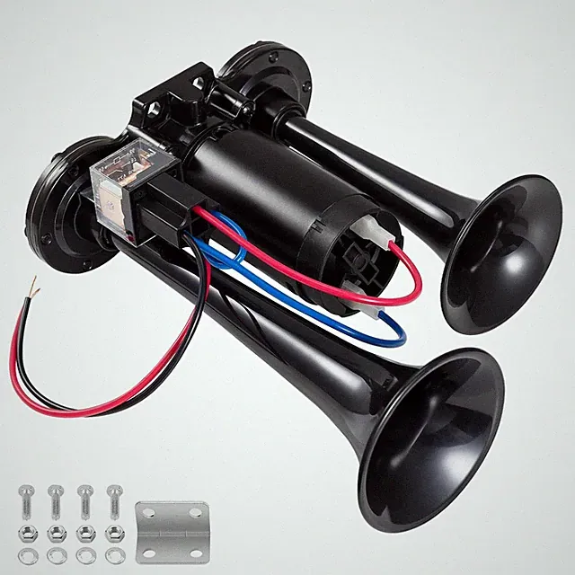 12V 150DB Air Horn for Truck for Train, Car Horns Loud with Compressor for Tr...