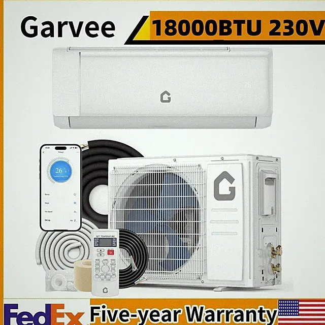 18000BTU 230V Mini Split Air Conditioner for Rooms Up to 1250 Sq.Ft 19 SEER