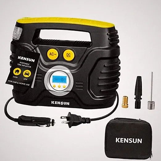 AC/DC Tire Inflator Pump for Car 12V DC and Home 110V AC Swift Performance