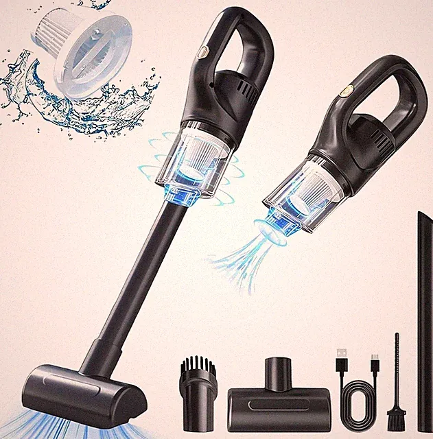 Handheld Car Vacuum Cleaner 20000PA Rehargeable Cordless Air Duster for Car Home
