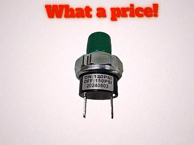 QTY 2 Pressure Switch 120/150 PSI 1/4" NPT For Air Suspension Horn Compressor Pr