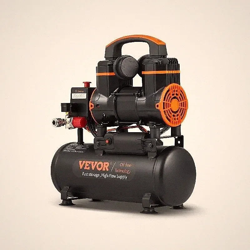 Silent Air Compressor 900W 1450W 1800W Quiet Oil-free Portable Air Pump for Home