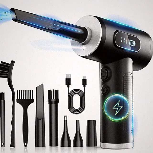 Versatile Electric Air Duster - Ideal for Home, Office, and Automotive Cleaning